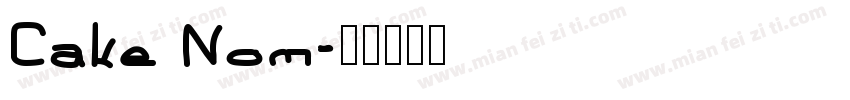 Cake Nom字体转换